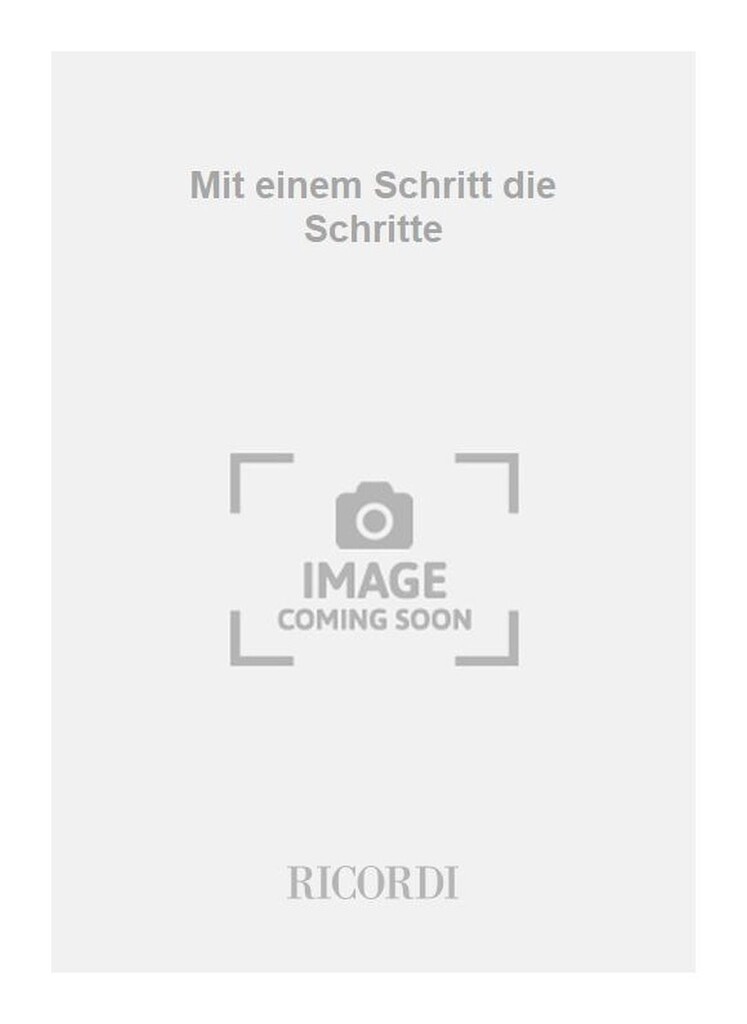 Mit einem Schritt die Schritte